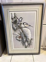 Full view of framed print showing artwork, mat and frame