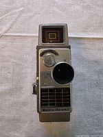 Front view showing lens, Electric Eye meter and brand name