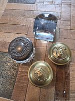 All four items grouped on wood surface