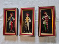 Front view of all three framed panels