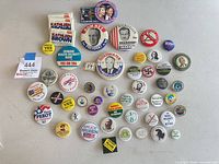 Group shot of entire lot showing all buttons