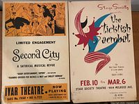 Both posters side by side showing full designs and text