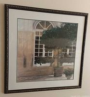 Framed print full view on wall