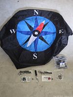 Overall lot showing tire cover and all accessories