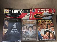 All five DVD box sets front view