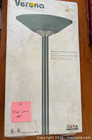 Front of sealed box showing lamp image and branding