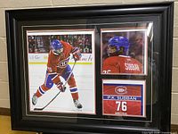 Full framed collage showing action, profile and name panels