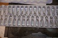 Tray displaying all 27 crystal prism drops