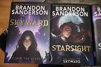 Front covers of Skyward and Starsight