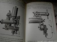 Open book showing mechanical diagram pages
