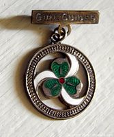 front view showing enamel design and GIRL GUIDES bar