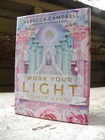 Front of boxed Work Your Light oracle cards