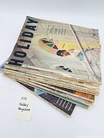 Stack of Holiday magazines