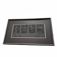 Framed print shown full view