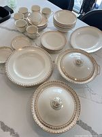 Overview of all 46 pieces laid out