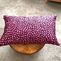 Front view showing full beaded surface