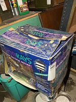 Front and side of Noma MoonRays box showing branding and condition