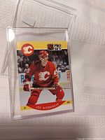 Front of Joe Nieuwendyk Pro Set card in sleeve