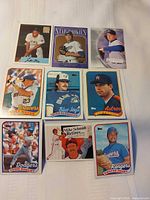Overall view of all nine cards laid out 3×3