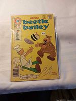 Front view of Beetle Bailey #117 comic book in sleeve