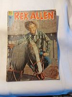Full front cover of Rex Allen Dell comic book