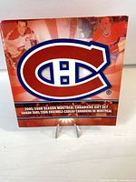Front cover of Montreal Canadiens 2005/2006 coin gift set packaging