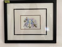 Front view of framed Sue Coleman print showing artwork, mats and frame