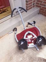 Overall view of Ab Circle Pro machine folded