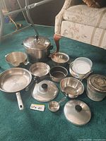 Group shot of entire cookware lot