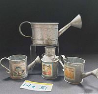 All four metal minis on display