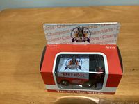 Front view of sealed boxed 1:50 scale Detroit Red Wings Stanley Cup Champions Zamboni model
