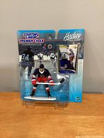 Front view of sealed Wayne Gretzky Starting Lineup action figure and card in original packaging