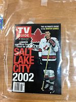 Front cover of 2002 TV Guide featuring Mario Lemieux