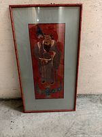 Front view of framed artwork