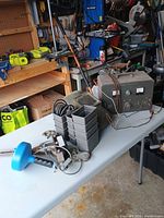 Overall view of lot on table