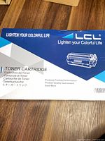 Front of retail box showing LCL branding and Toner Cartridge label
