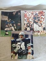 All three autographed 8x10 photographs displayed together
