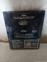 Front of sealed Ultra PRO Platinum Series pack showing product features