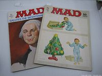 Front covers of both MAD magazines, issue 172 and Bicentennial edition