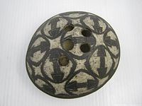 Top view showing overall form, pattern, and holes