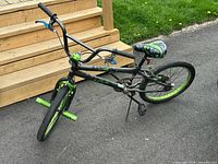 Left side view of Bent FS 180 BMX showing frame, wheels, brakes, peg, and saddle