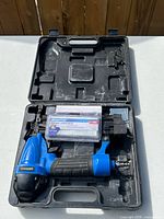 Nailer/stapler, fastener box and interior of carry case