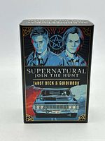 Front of boxed Supernatural: Join the Hunt Tarot Deck & Guidebook