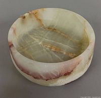 Top angled view showing overall shape, color and veining