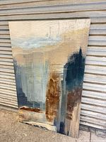 Front view showing entire abstract canvas