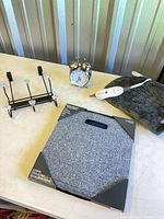 All four items displayed on table