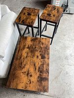Top view of all three tables