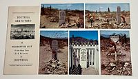 Brochure cover with six postcard fronts arrayed