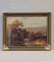 Framed landscape print full view
