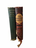 Spines of both books showing titles and differing bindings